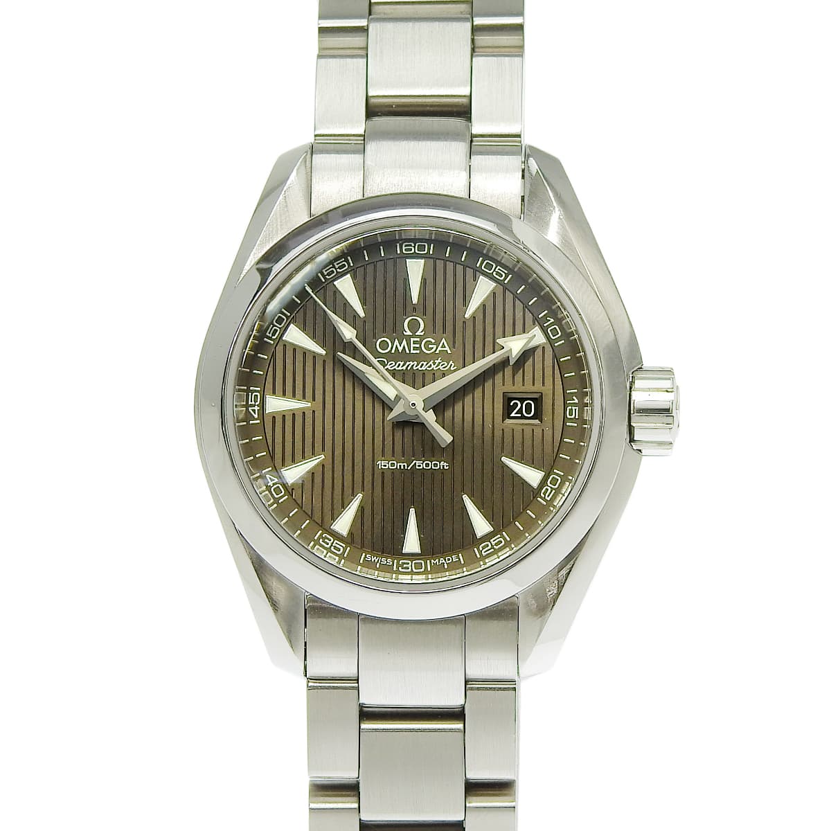 シーマスター アクアテラ 150M 231.10.30.60.06.001 SS グレー クオーツ レディース