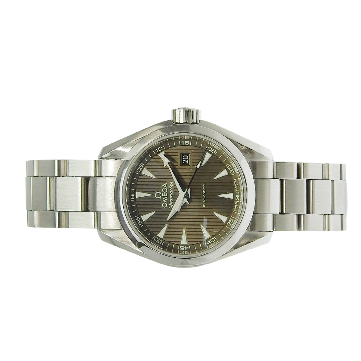 シーマスター アクアテラ 150M 231.10.30.60.06.001 SS グレー クオーツ レディース