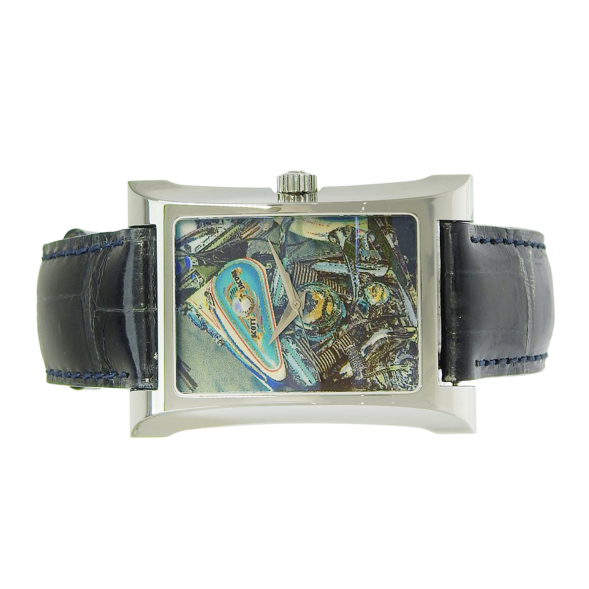 エスプレンディドス 2414-1SCO SS/革 Tobacco color 自動巻き メンズ