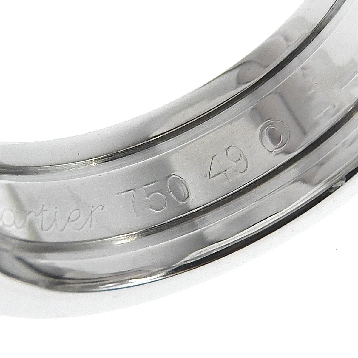 C2リング ホワイトゴールド K18WG 49 7.5g
