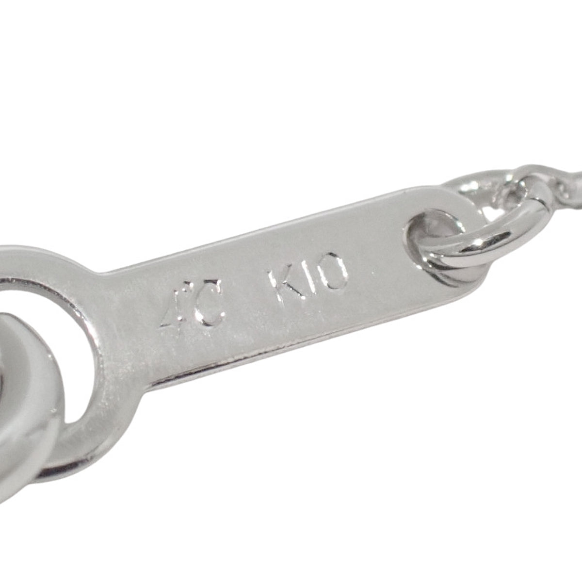 ダイヤ ネックレス ダイヤモンド ホワイトゴールド K10WG 1.1g