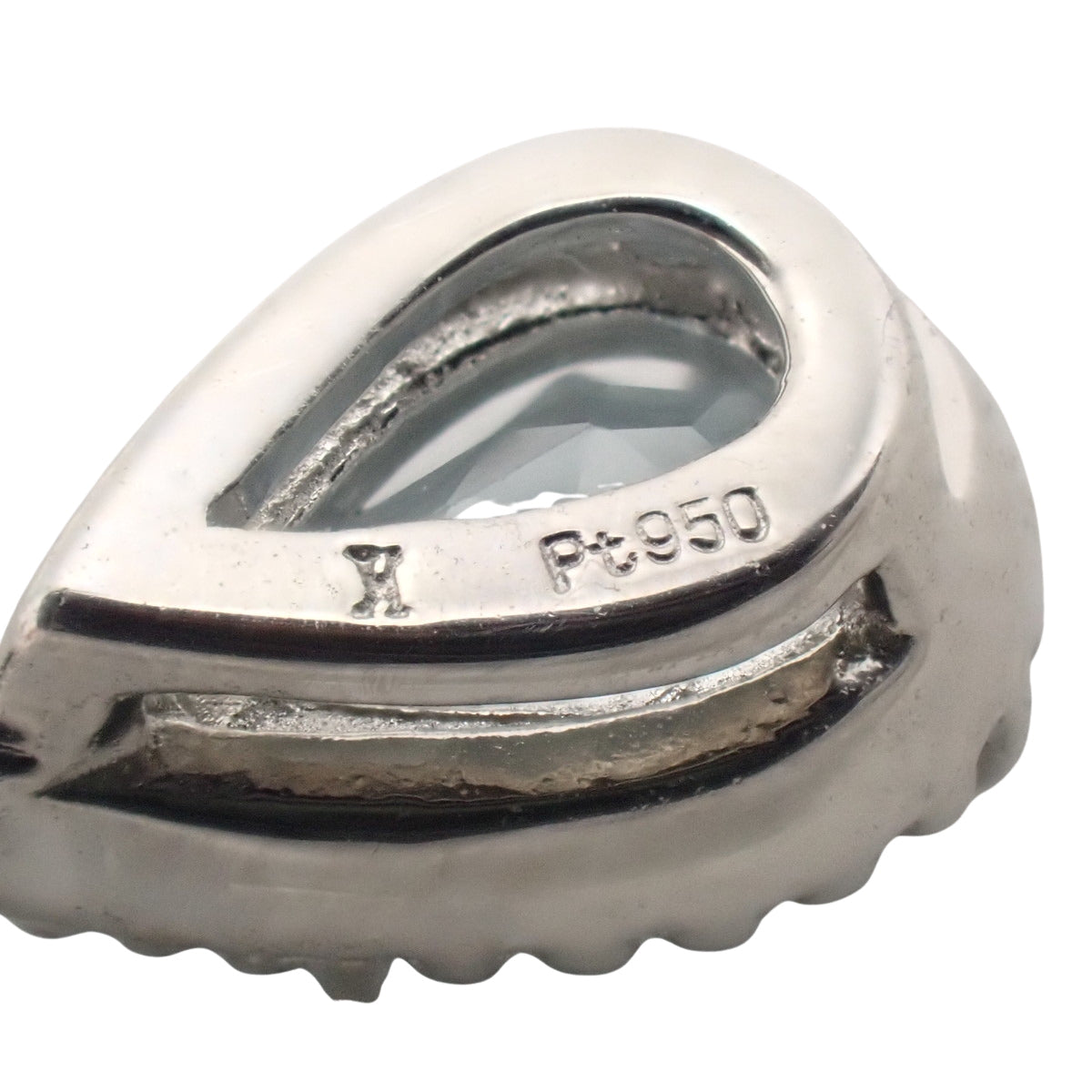 アクアマリン ダイヤモンド ネックレス Pt950 Pt850 2.2g
