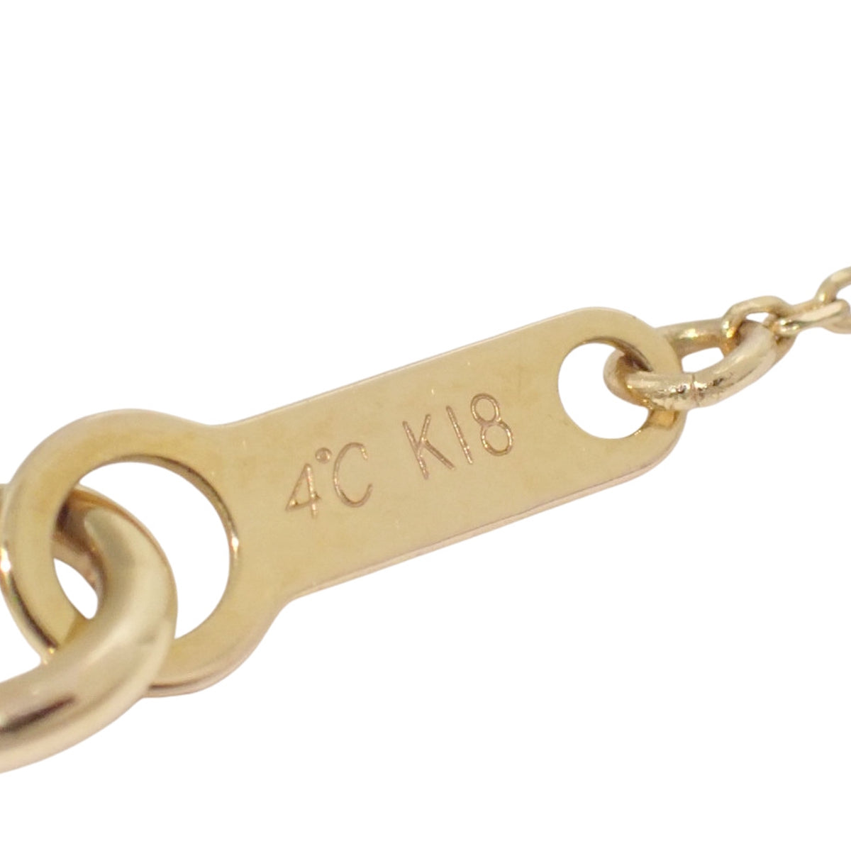 ハート ダイヤ ネックレス ダイヤモンド イエローゴールド K18YG 2.0g