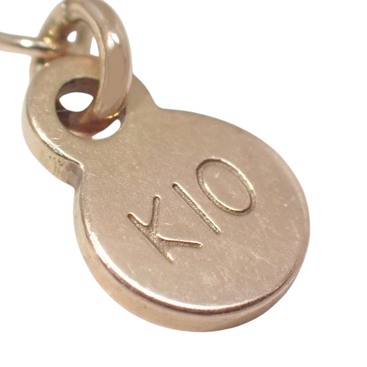 ETE ete ダイヤ ネックレス ダイヤモンド ピンクゴールド K10PG 1.2g