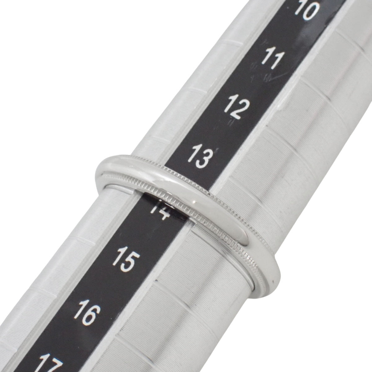 Milgrain Band Ring Platinum Pt950 Size 14 (US 7) 5.4g