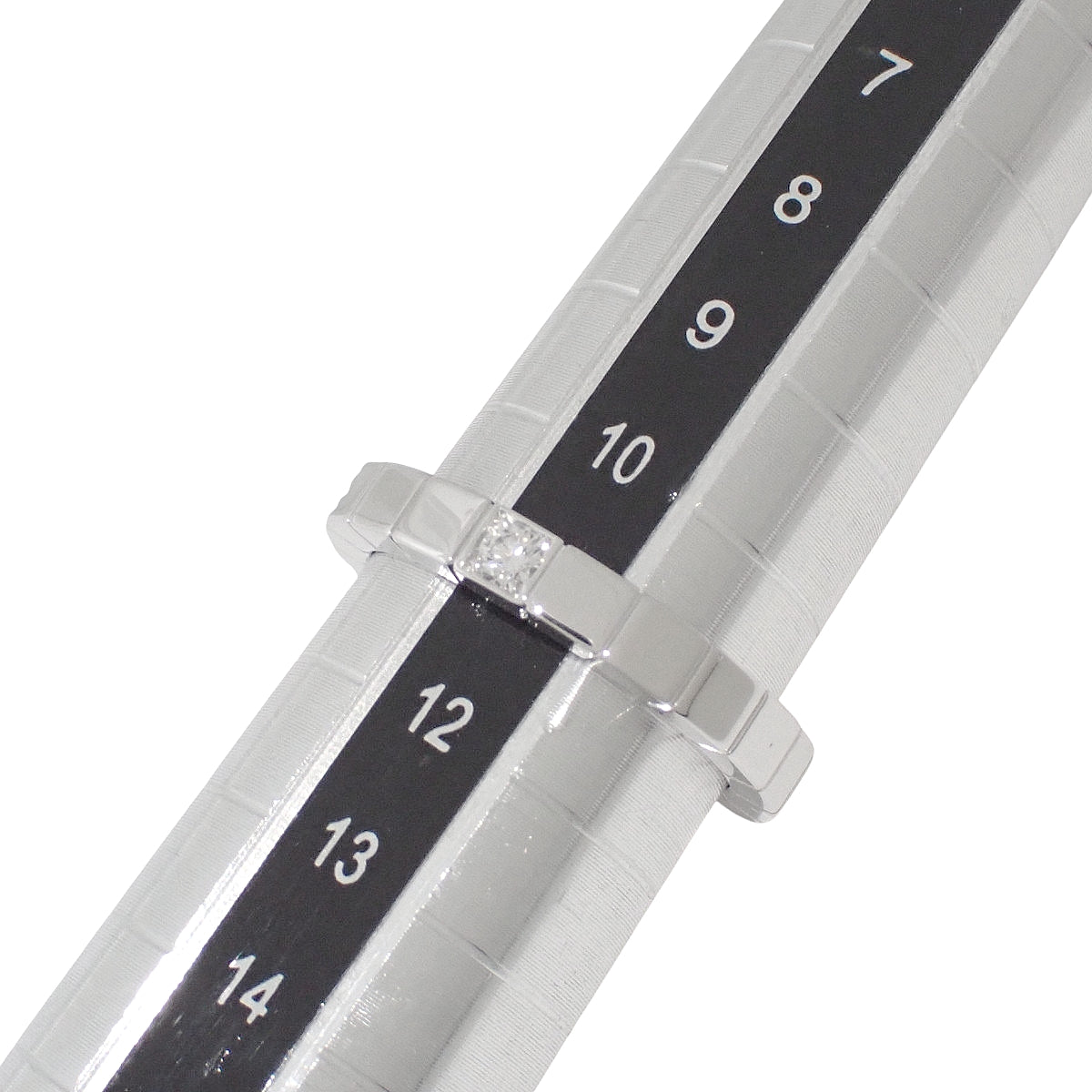 ラニエール 1P リング ダイヤモンド ホワイトゴールド K18WG 6.4g