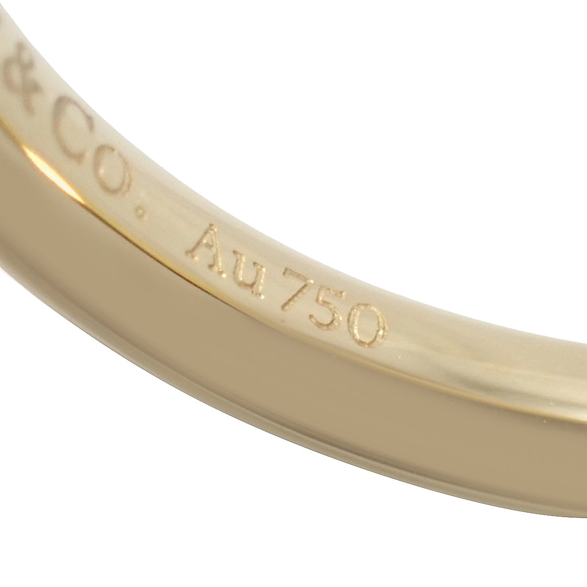 Tiffany & Co. Band Ring Diamond Yellow Gold K18YG 2.8g|Pre-Owned Luxury Watch Store in Shibuya 109, Tokyo|alamode
