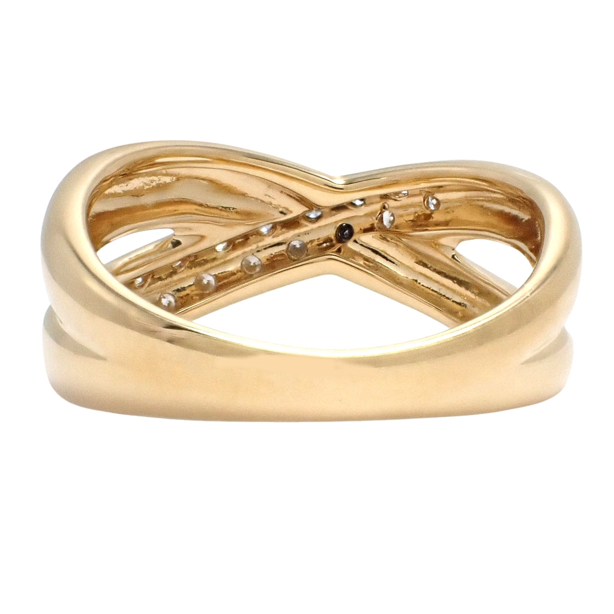 钻石十字戒指,钻石,D0.20,K18YG,11.5号(51.5),5.0克