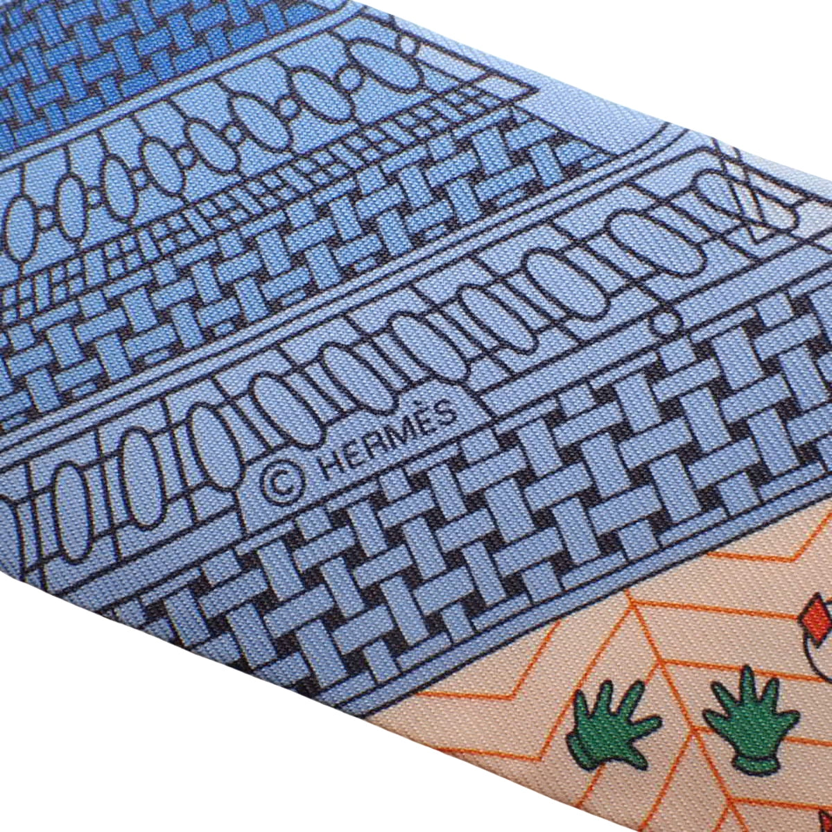 Objets de Curiosite オブジェ ドゥ キュリオジテ ツイリー アパレル ファッション小物 バッグ小物 シルク ブルーシェル ヴェール ヴァーミリオン