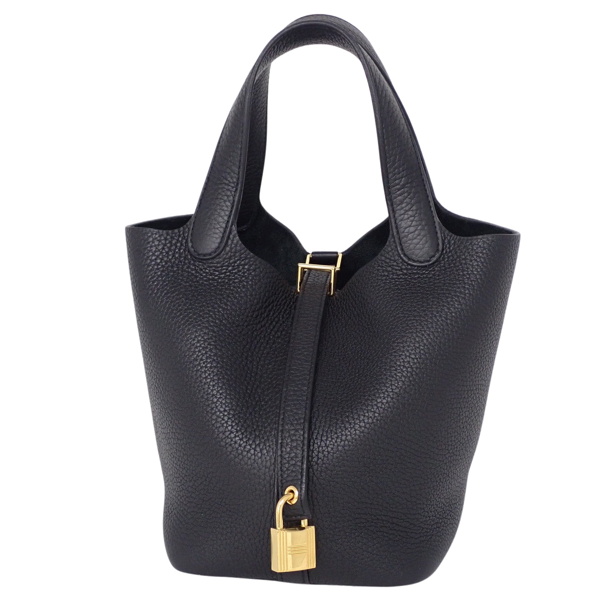 ピコタンロックPM トリヨンクレマンス ブラック ゴールド金具 D刻印