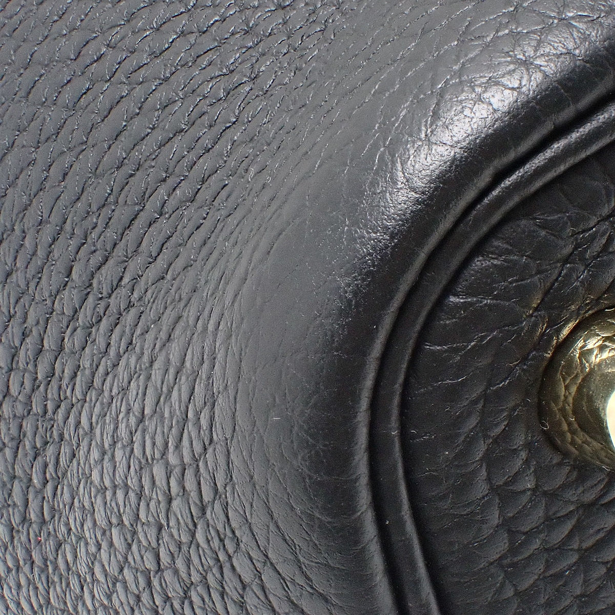 Picotin Lock PM Taurillon Clemence Leather Black with Gold Hardware, D Stamp