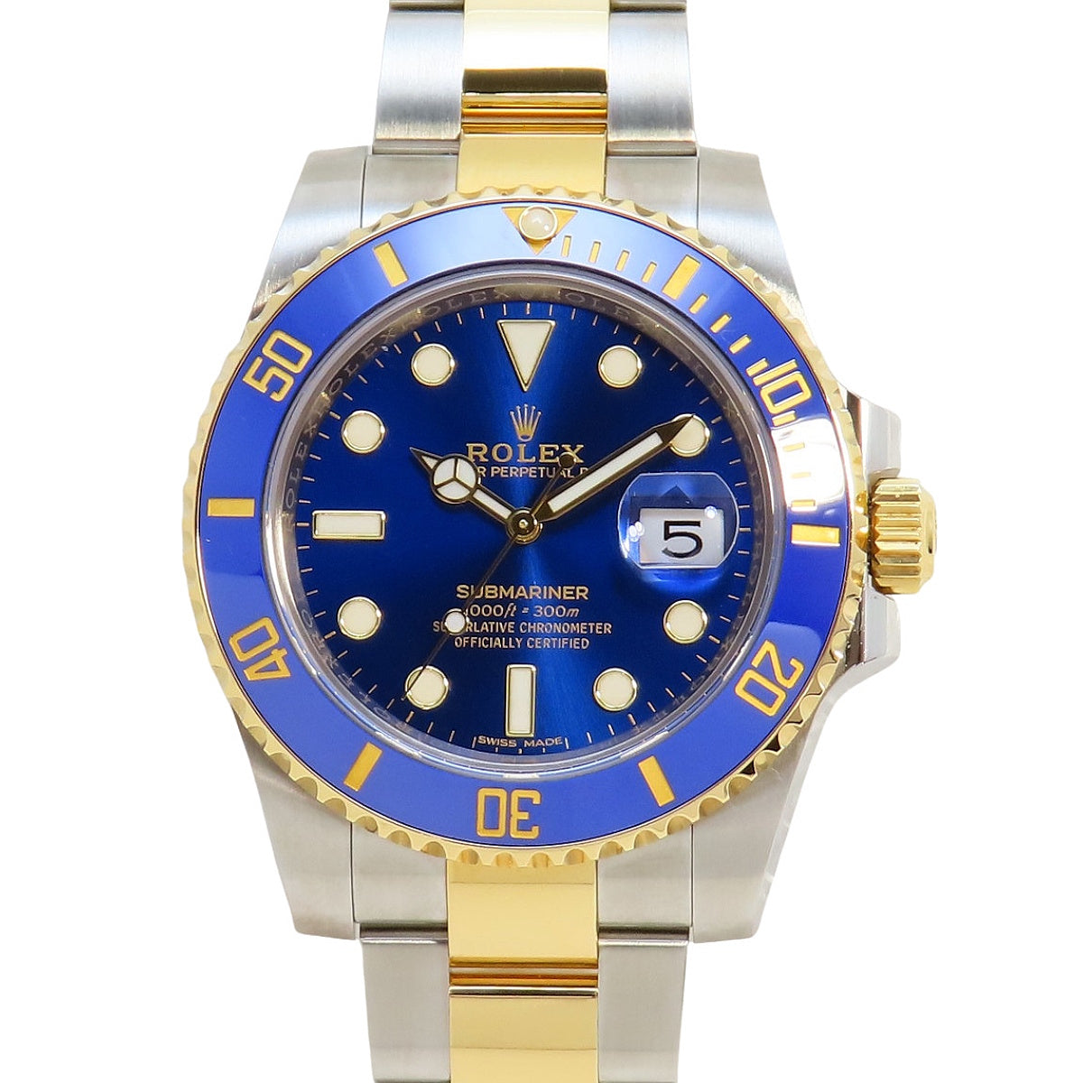サブマリーナ 116613LB YG/SS ランダム番 ブルー 自動巻き メンズ