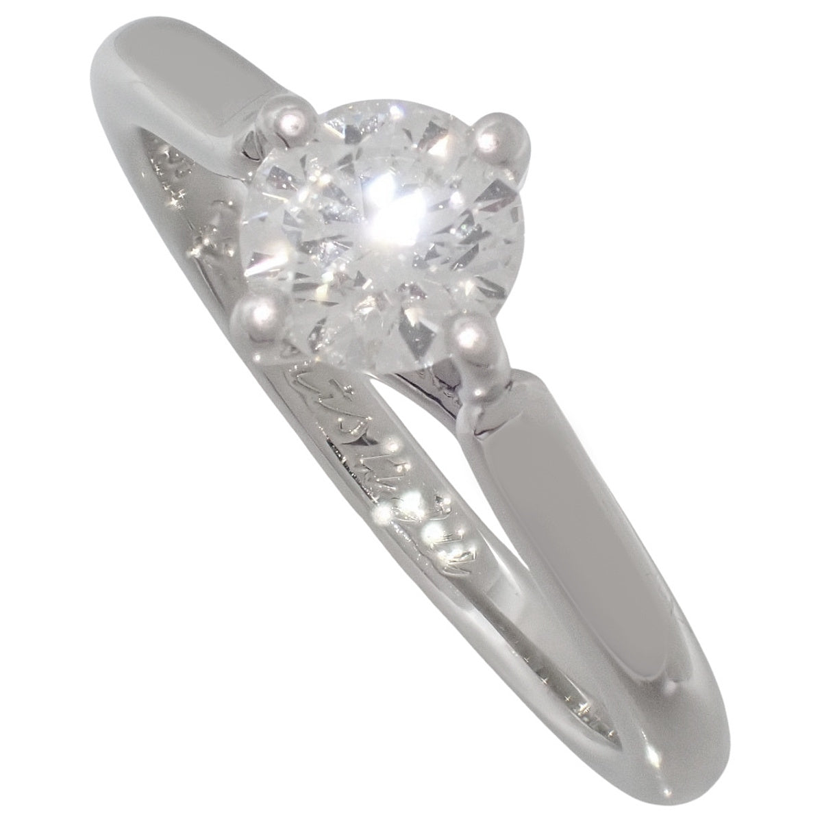 Diamond Ring D0.47 Platinum Pt950 4.0g