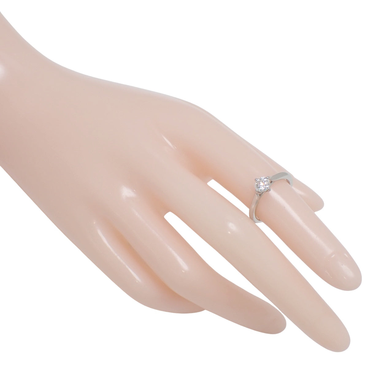 Diamond Ring D0.47 Platinum Pt950 4.0g