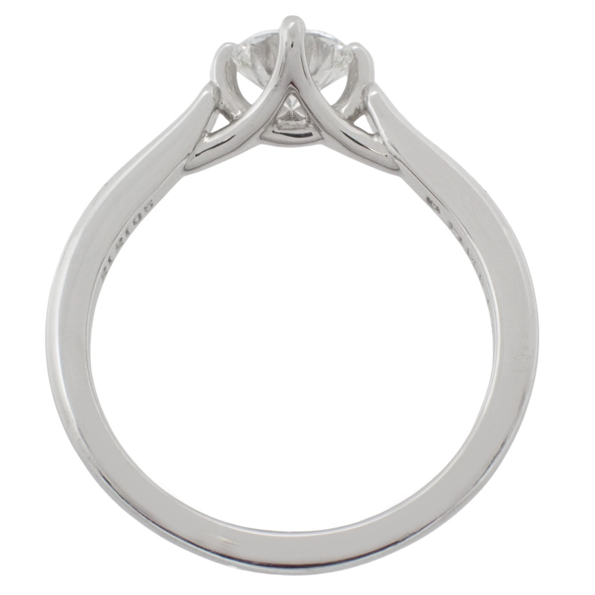 Diamond Ring D0.47 Platinum Pt950 4.0g