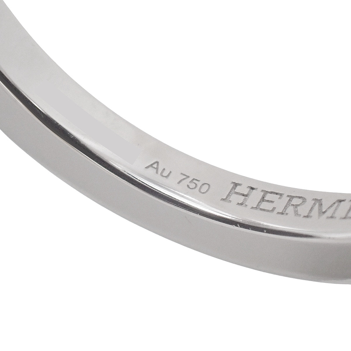 Chaine d'Ancre Contour 双环戒指,镶嵌钻石,18K 白金 (K18WG),8.6克