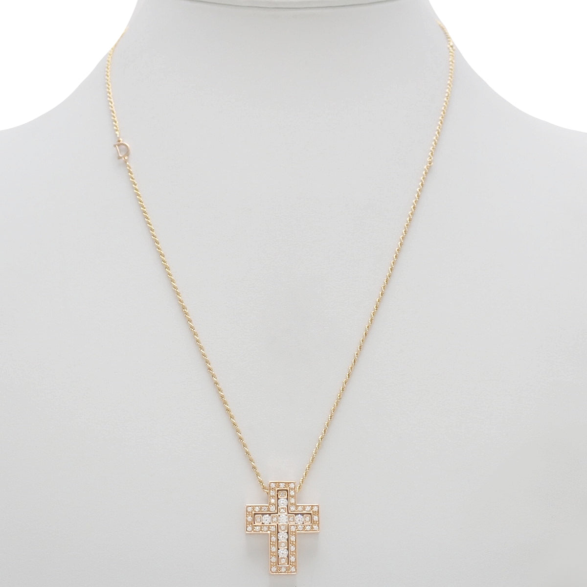 Belle Epoque Diamond Necklace in Pink Gold, 18K Gold, 10.0g