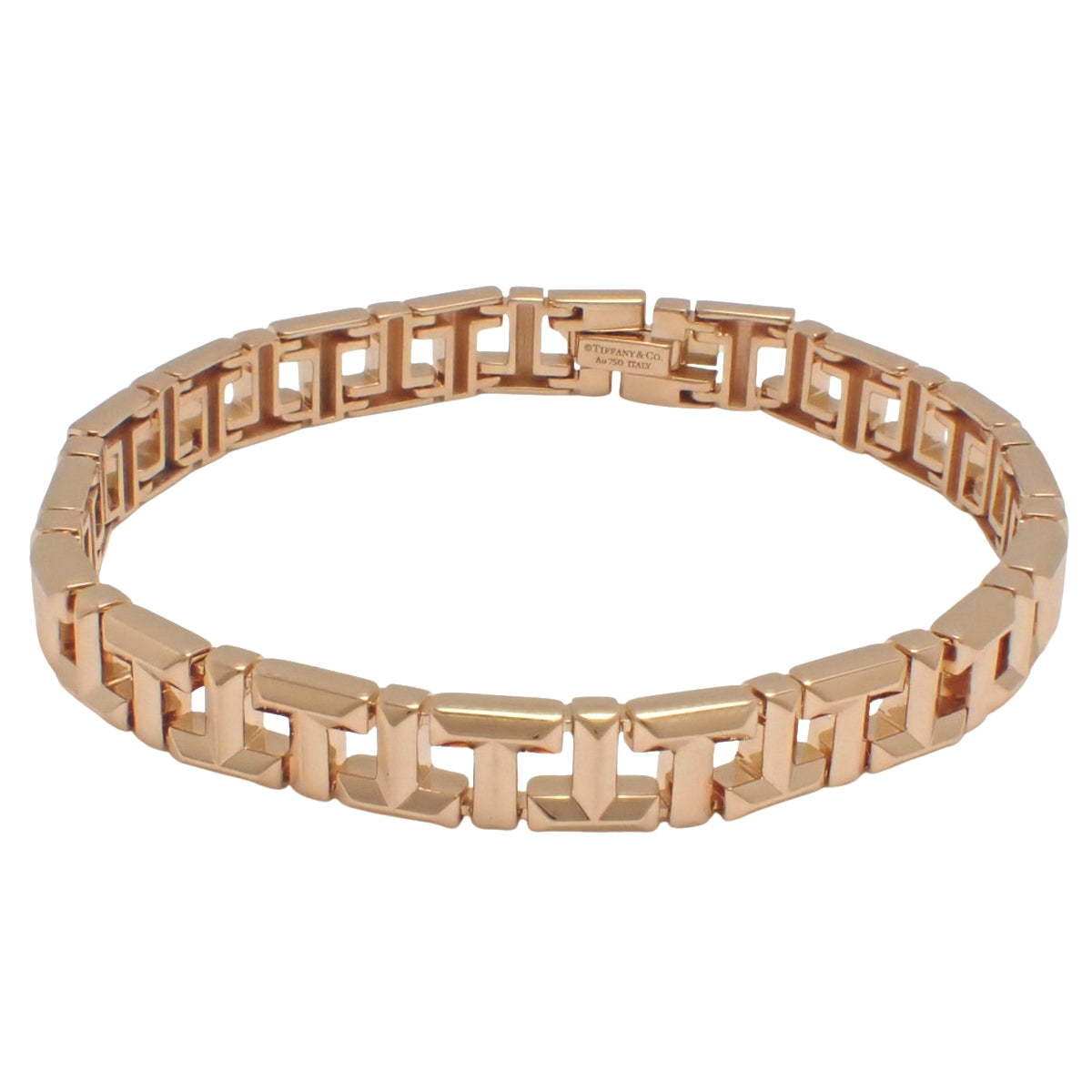 トゥルー ナロー ブレスレット ピンクゴールド K18PG 21.1g