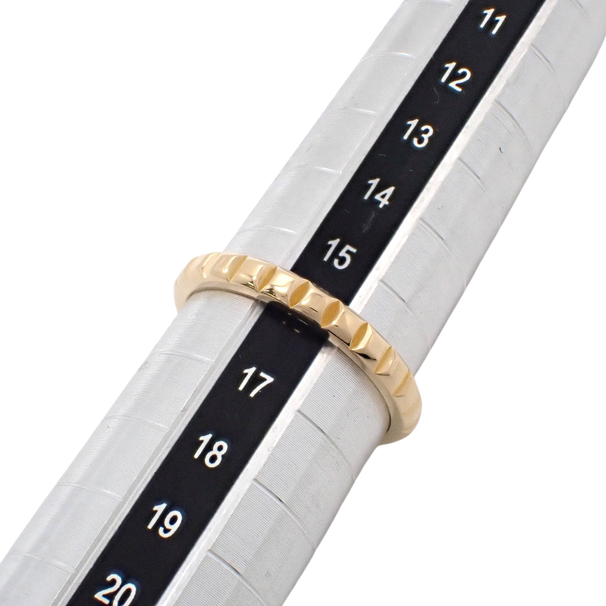 キャトル クル ド パリ リング イエローゴールド K18YG 16(56)号 3.7g