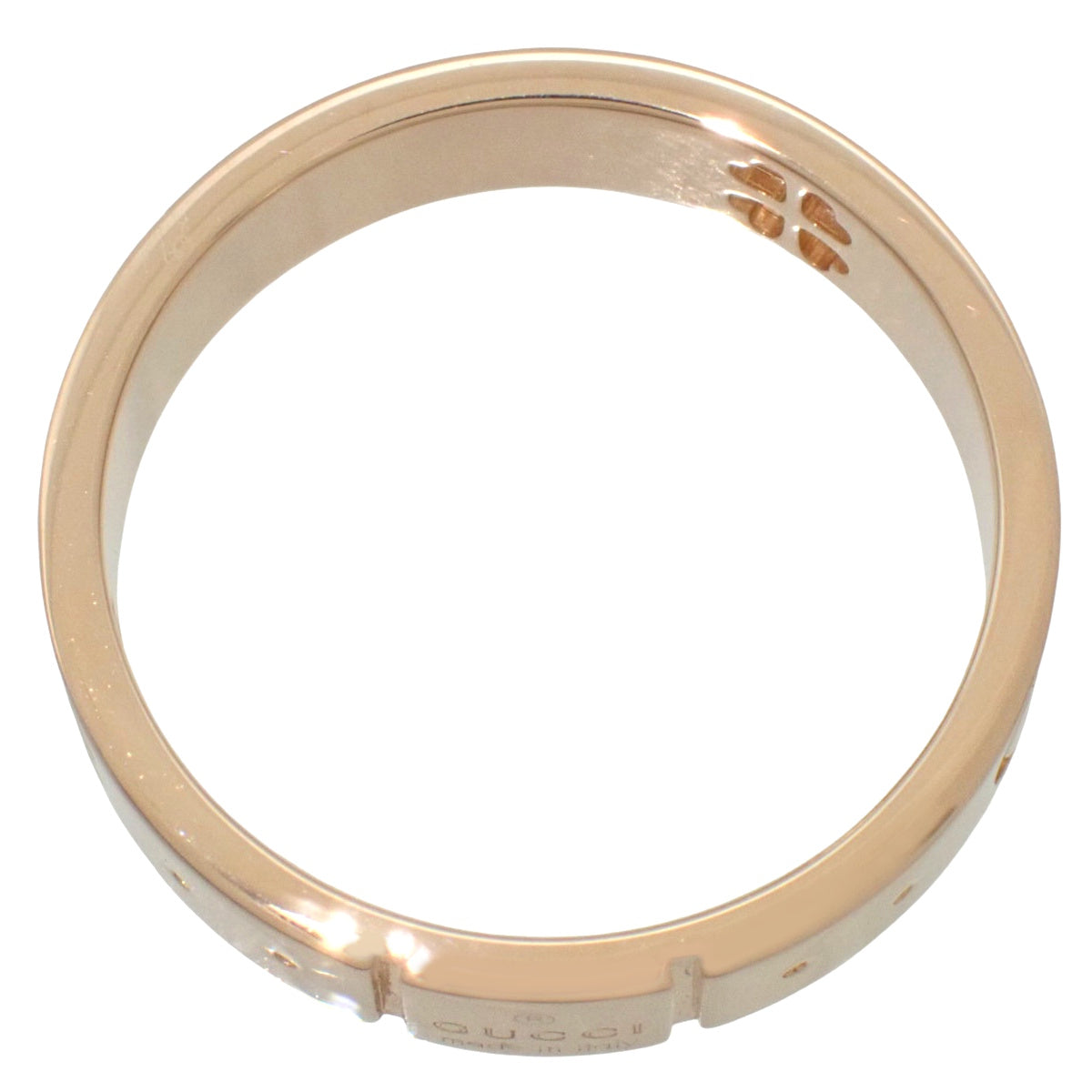 アイコン クローバー リング ピンクゴールド K18PG 3.6g