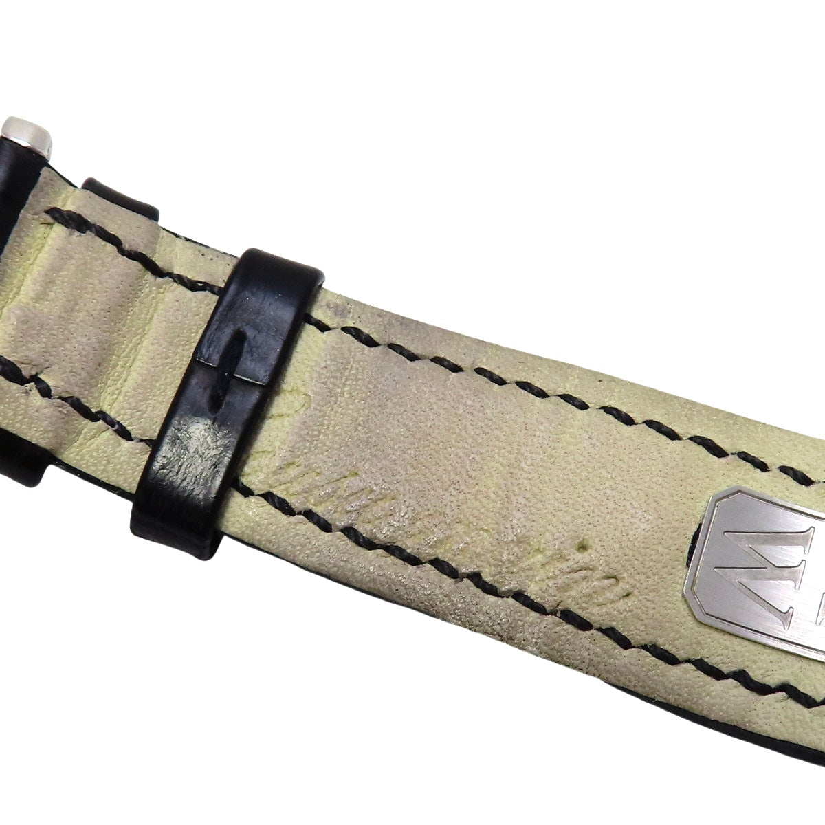 Avenue C 330UQW WG/Leather White Shell Dial Quartz Men's