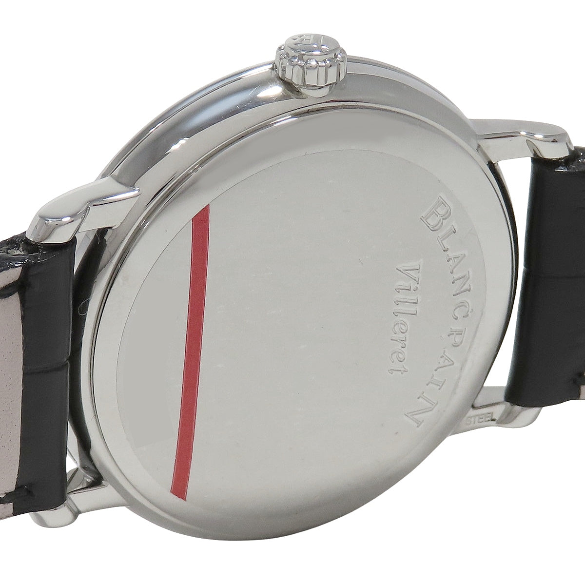 Villeret Ultra Slim 6223-1127-55B SS/Leather White Automatic Men's