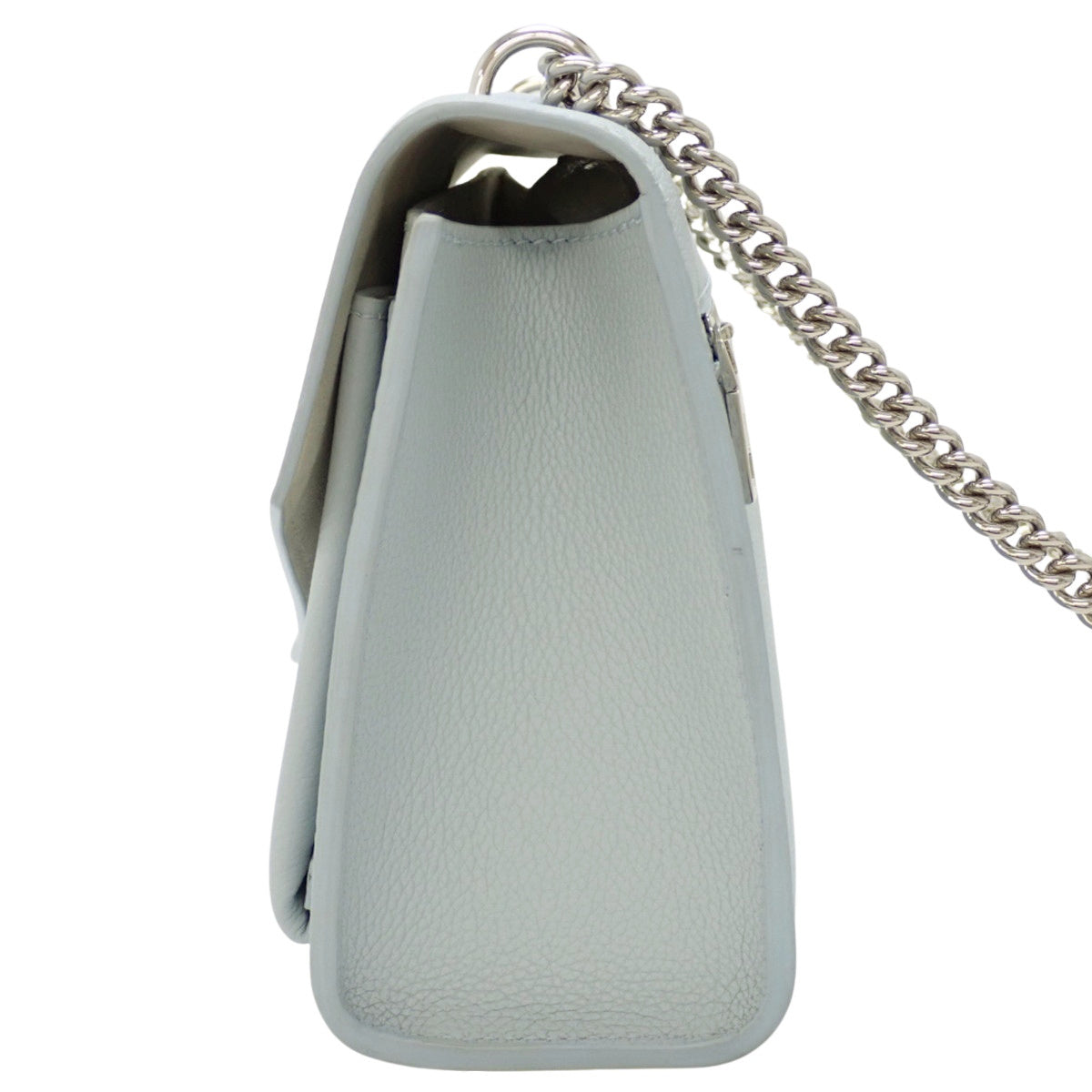 My Lock Me BB Calfskin Light Blue Gray