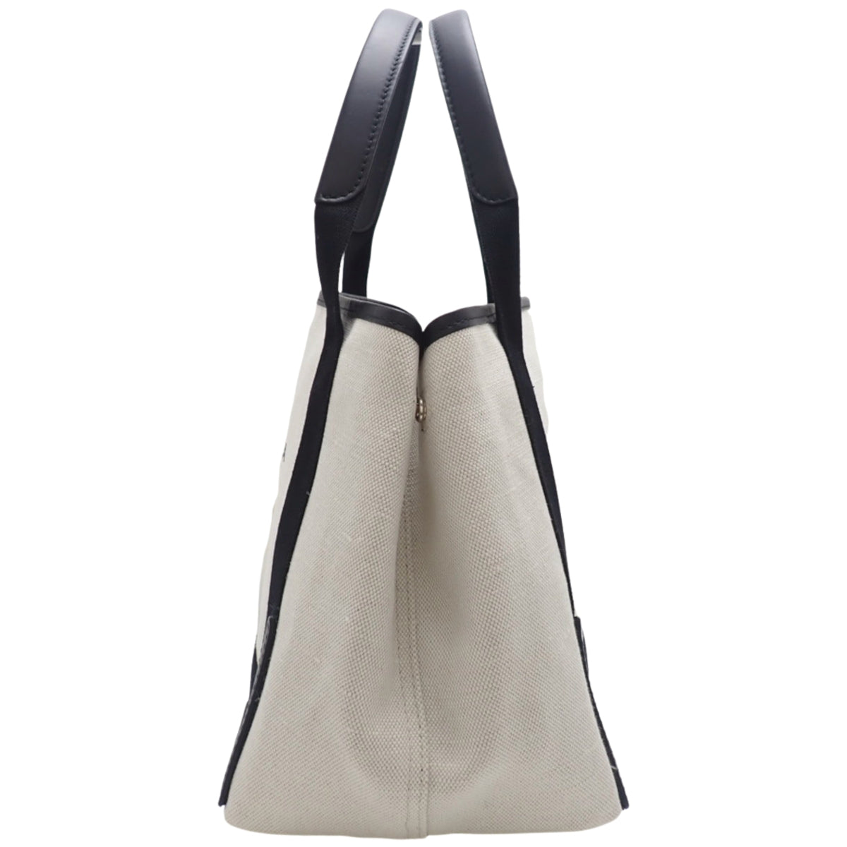 NAVY CABAS S ネイビーカバス コットンキャンバス Natural/Black 339933