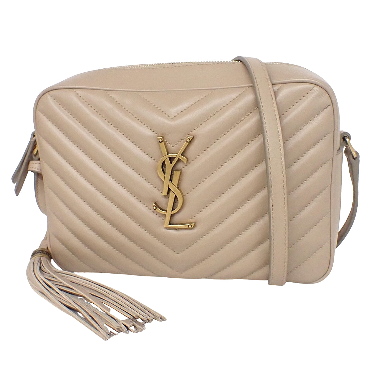 ルーカメラバッグ レザー ベージュ 612544