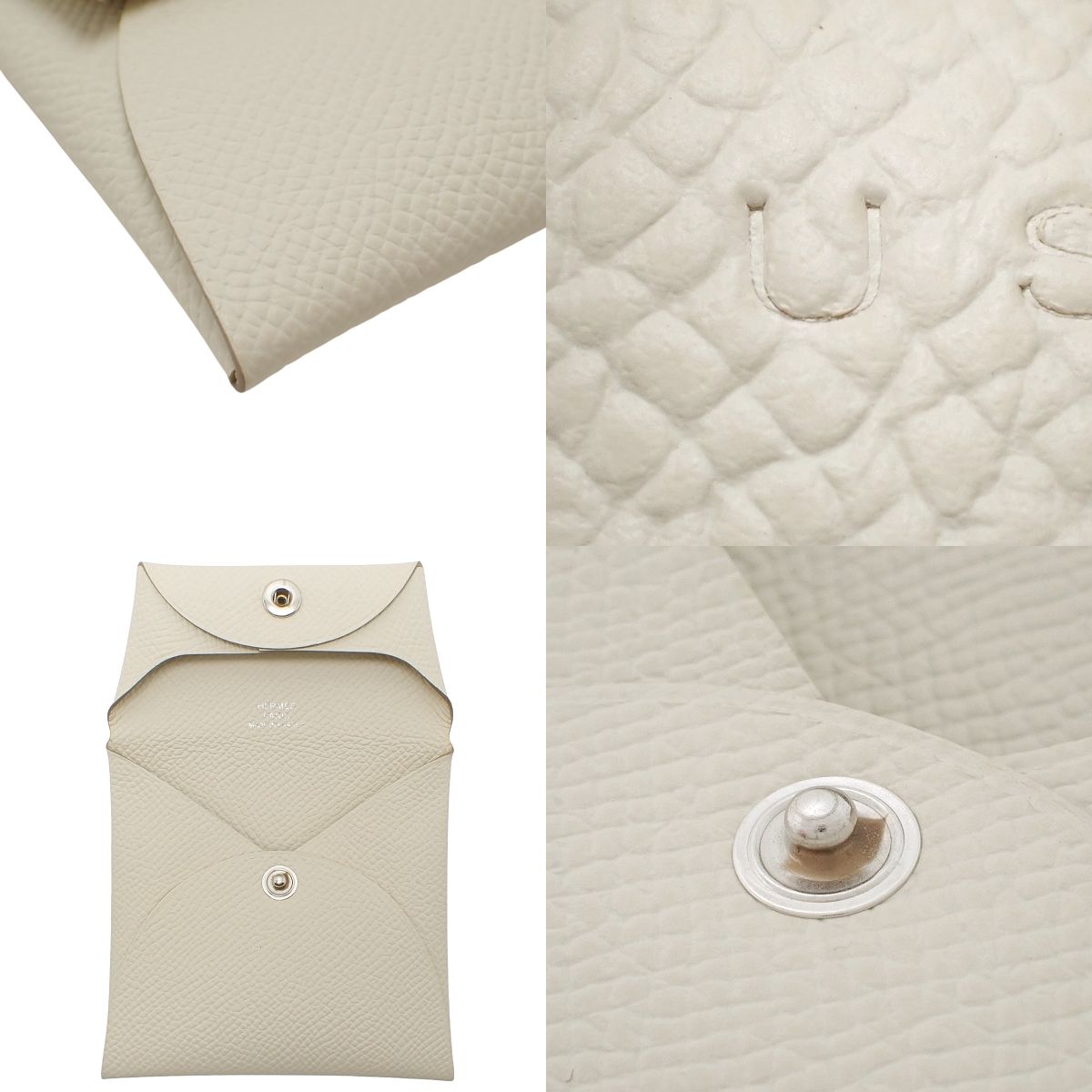 Bastia Epsom leather, palladium hardware, beton, U stamp