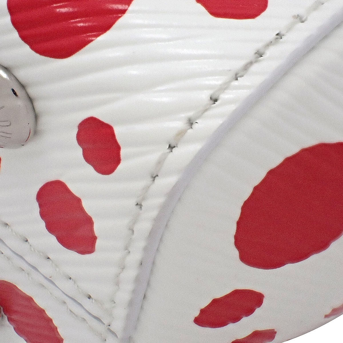 Epi LV x YK Cluny Mini White Red M21722 Kusama Yayoi Collaboration