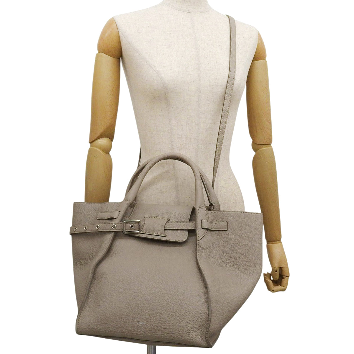 Small Big Bag in Light Taupe Leather (189313A4U.18LT)