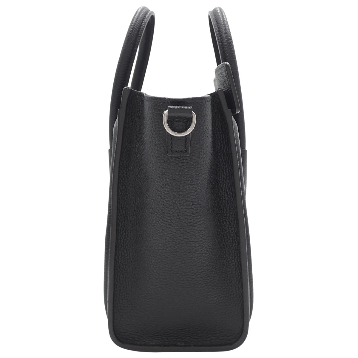 Luggage Nano Shopper Leather Black