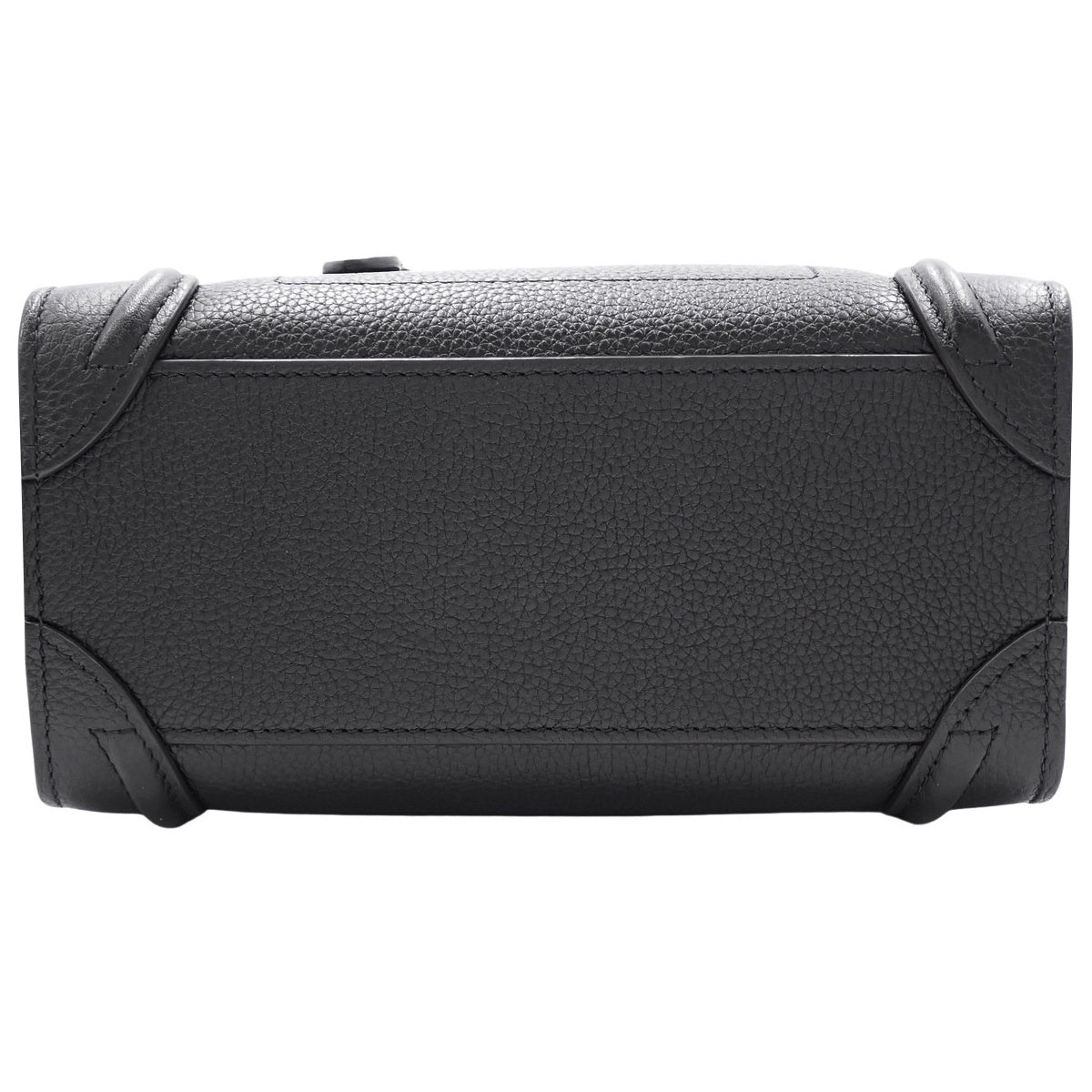 Luggage Nano Shopper Leather Black