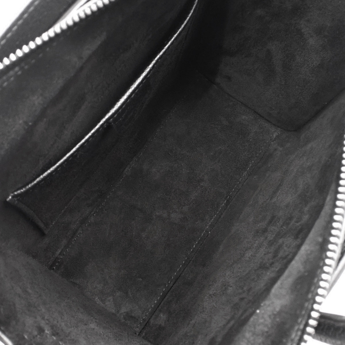 Luggage Nano Shopper Leather Black