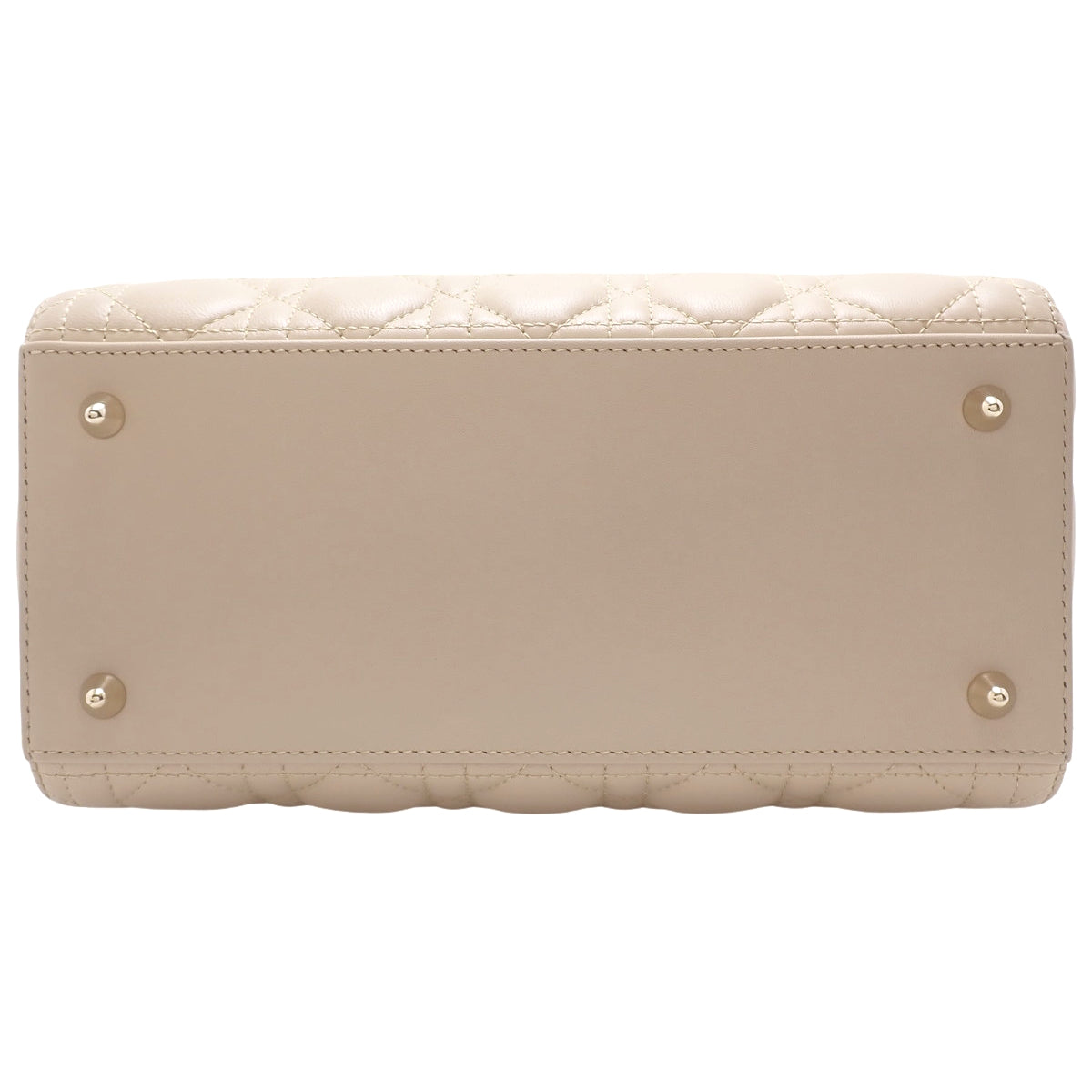 カナージュ Lady Dior レディディオール バッグ ミディアム ラムスキン ベージュ