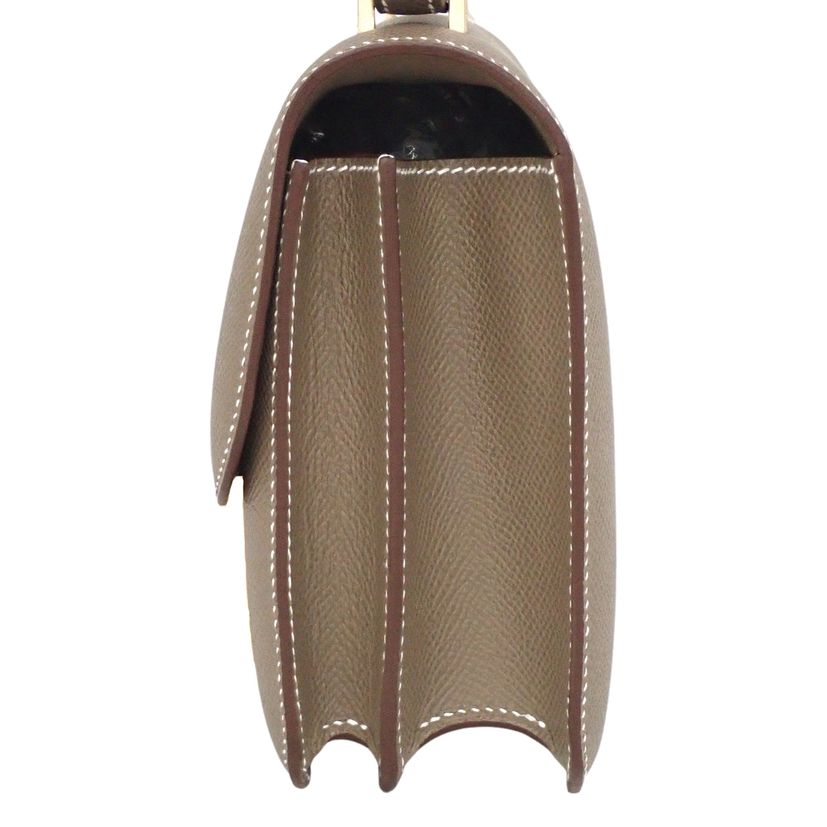 コンスタンス3 ミニ ミロワール ヴォーエプソン エトゥープ/エトープ シャンパンゴールド金具 K刻印