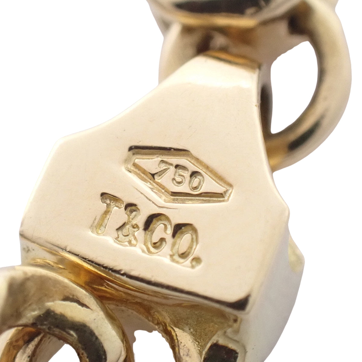 Design chain necklace in yellow gold (18KYG) - 42.8g