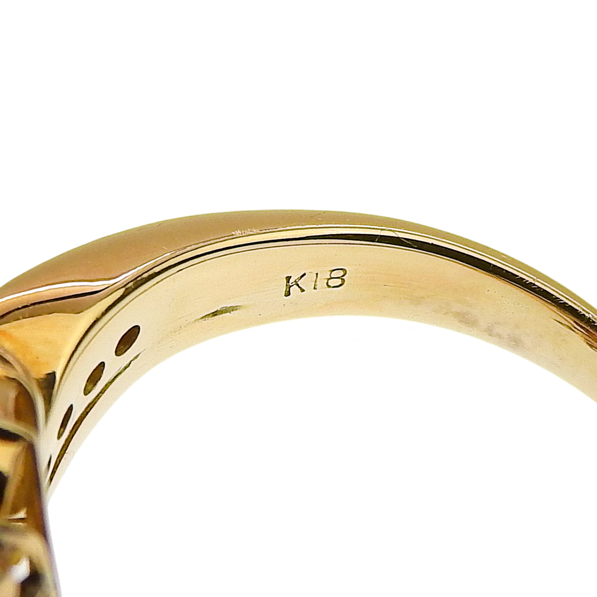 ルビー ダイヤモンド リング R0.67/D0.33 K18YG 6.2g