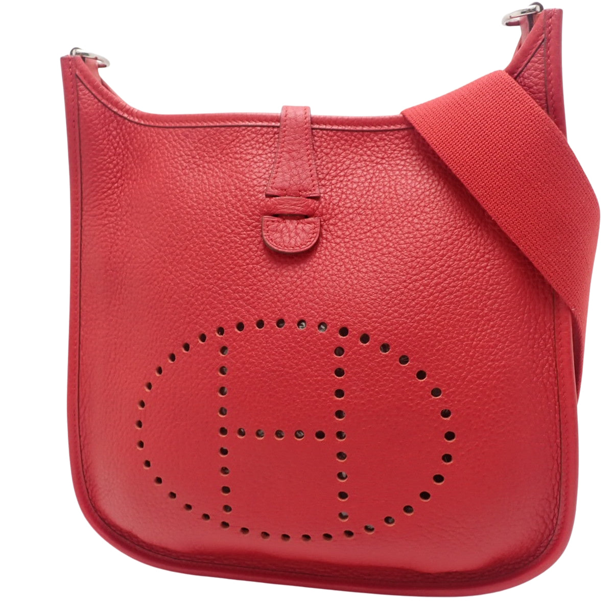 エブリン1 PM トリヨンクレマンス ヴァーミリオン シルバー金具 □I刻印