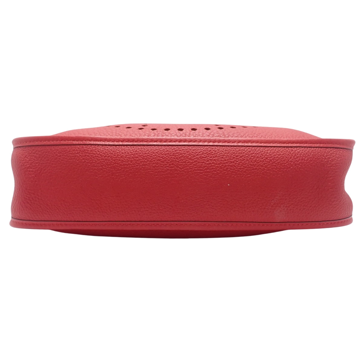 Evelyne 1 PM Taurillon Clemence 皮革,朱红色,银色五金,□I 印章