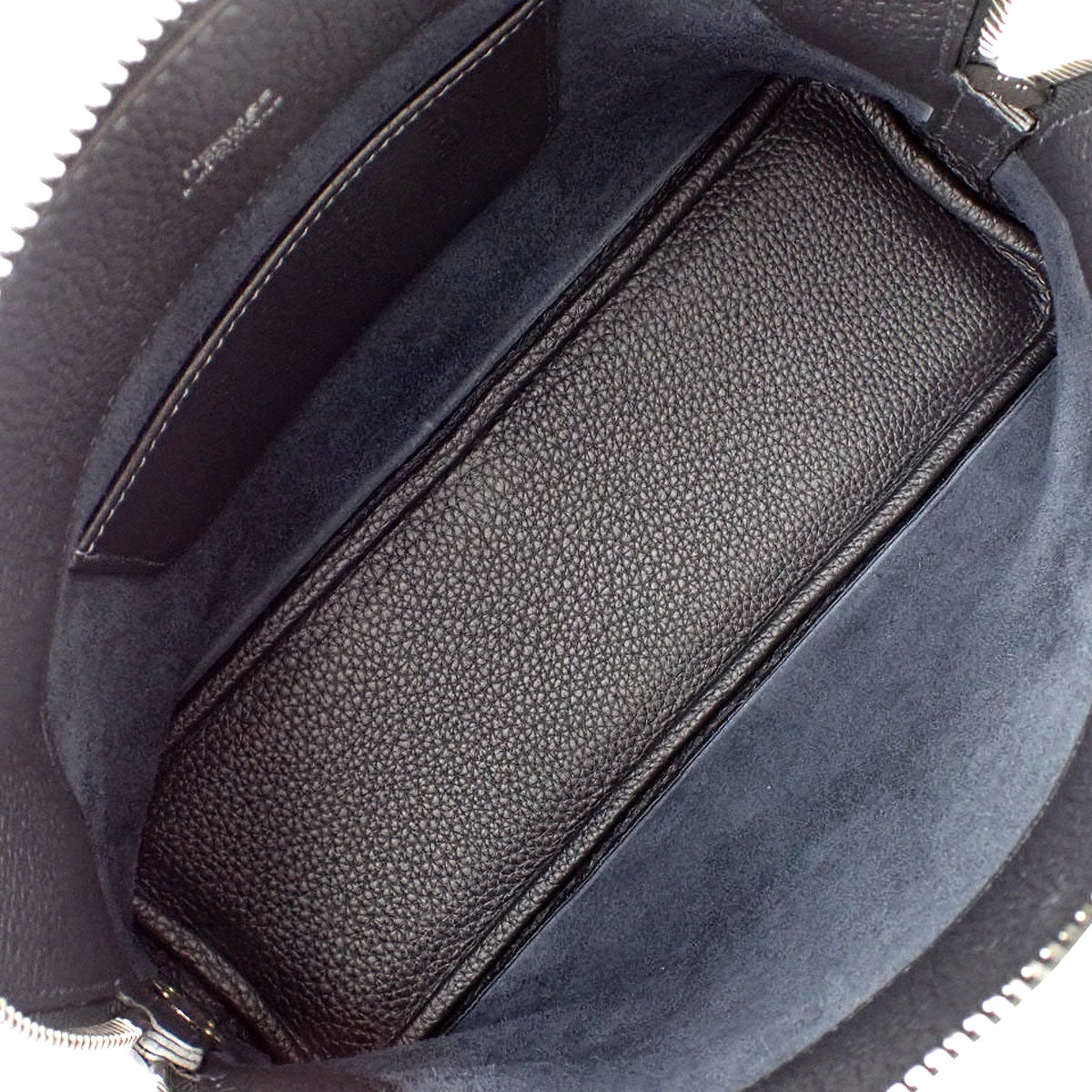 Bolide Messenger Togo Bleu Nuit Silver Hardware K stamp