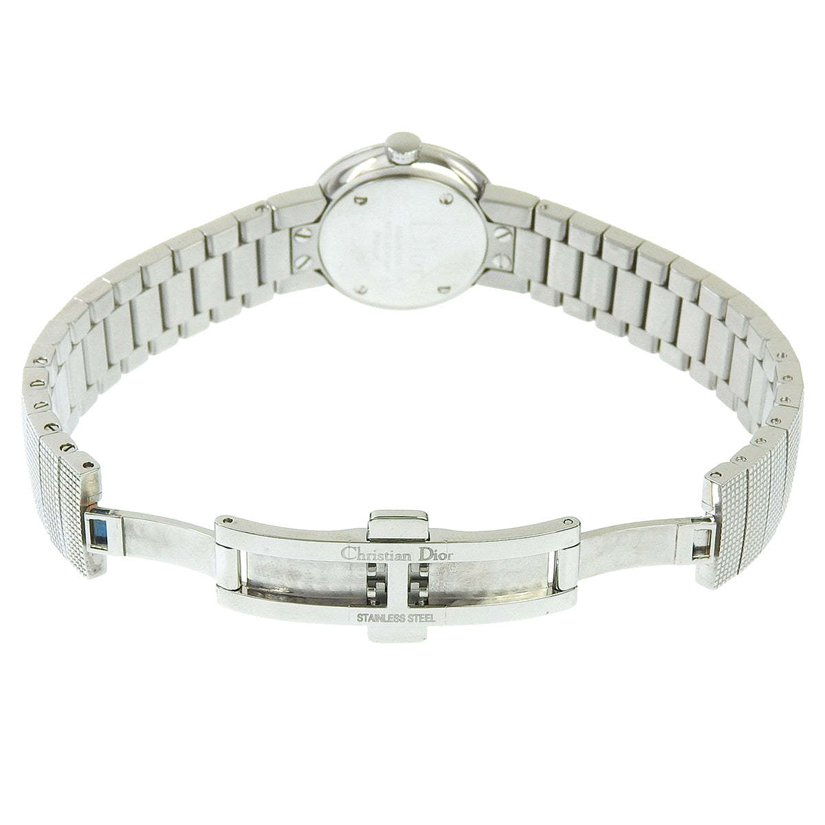 La Baby D CD041110 SS Shell Dial Diamond Index Quartz Ladies