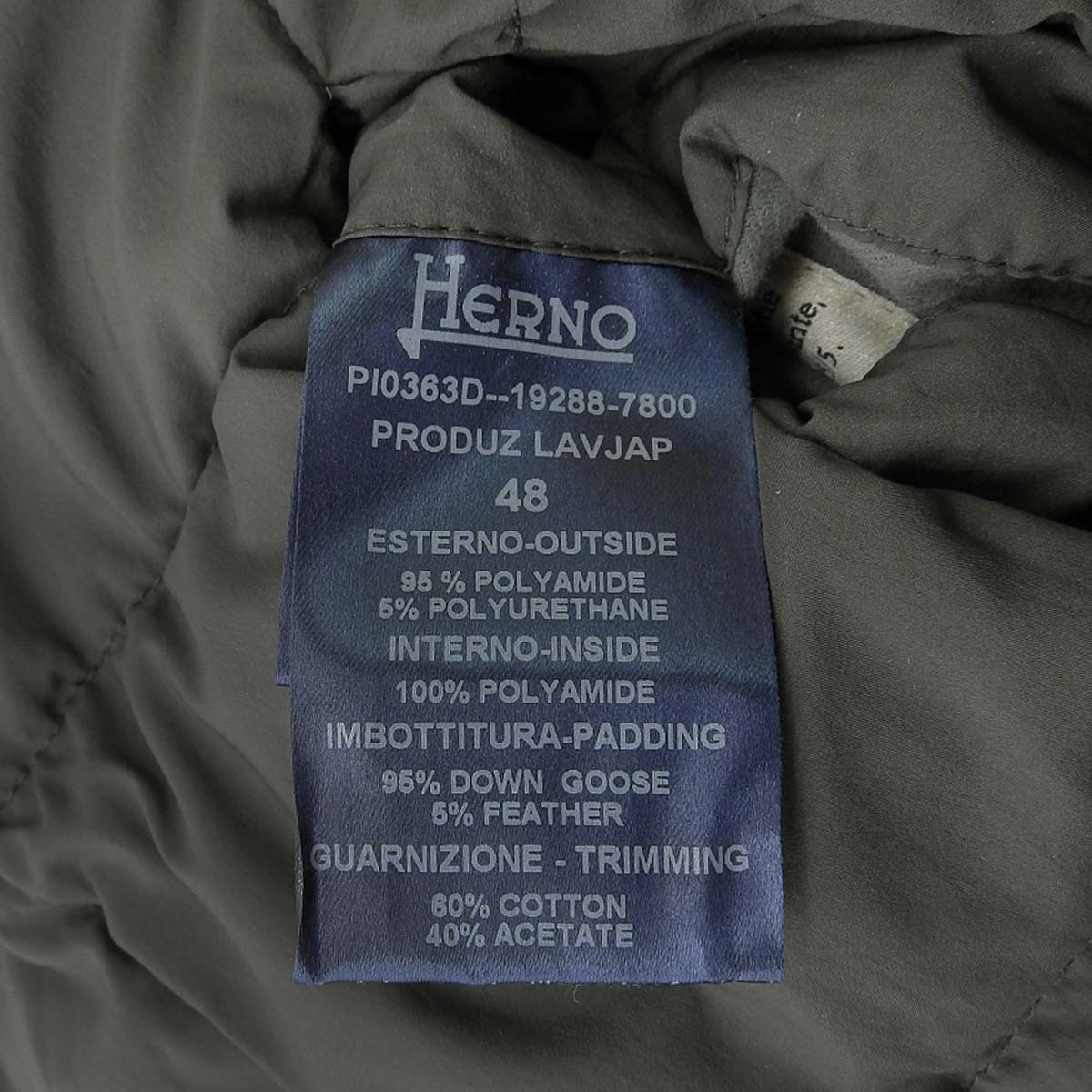 双面长款羽绒服 48