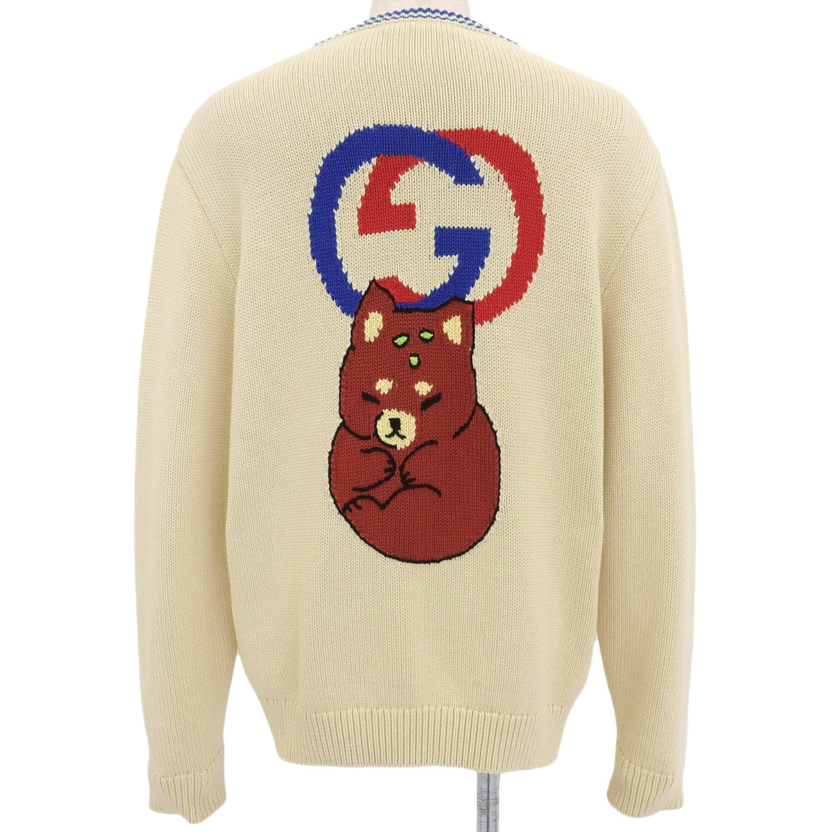 GG きつね カーディガン L