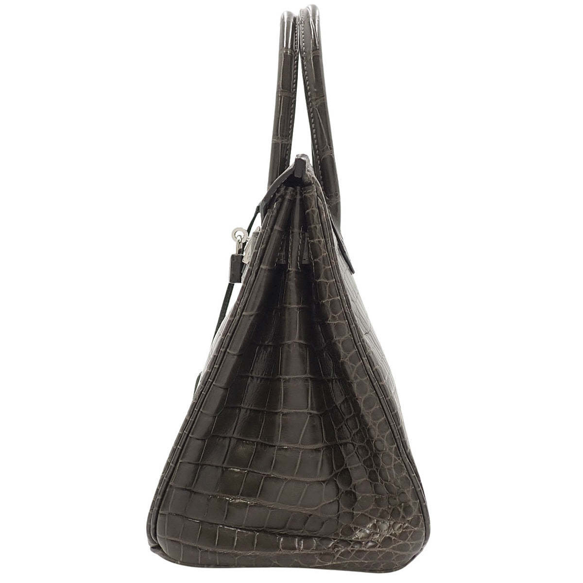 バーキン30 ポロサスマット パラジウム金具 グラファイト シルバー金具 □E刻印