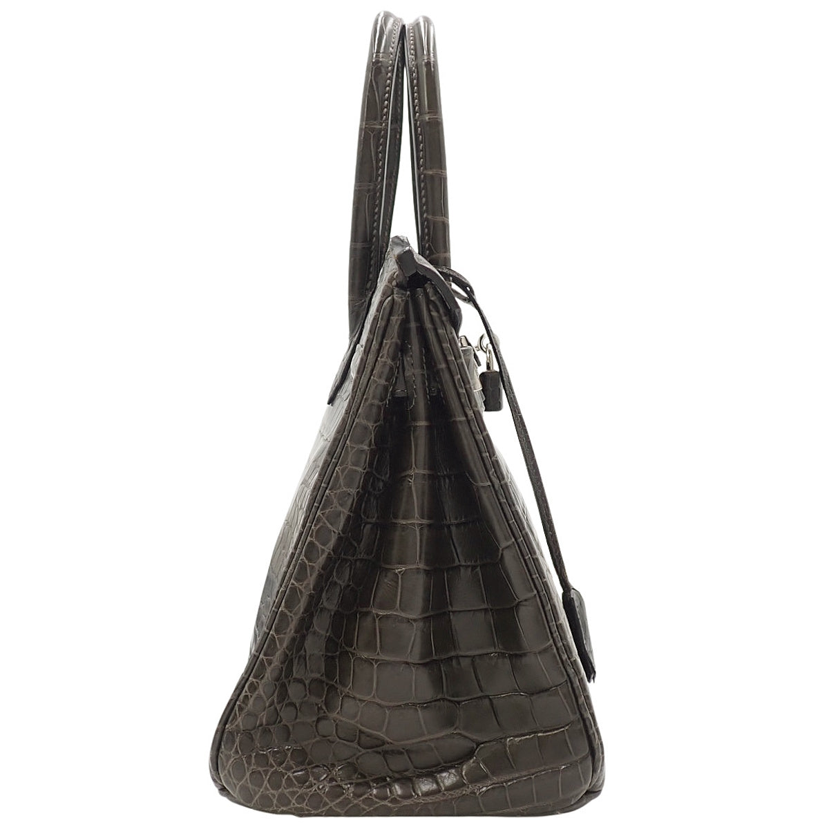 バーキン30 ポロサスマット パラジウム金具 グラファイト シルバー金具 □E刻印