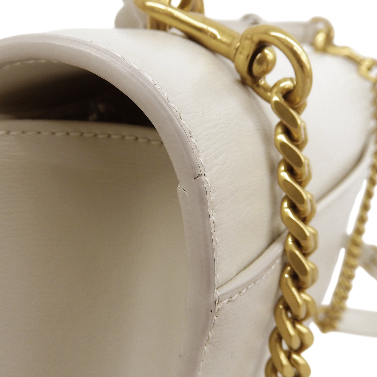 サンセット ミディアム レザー オフホワイト 634723