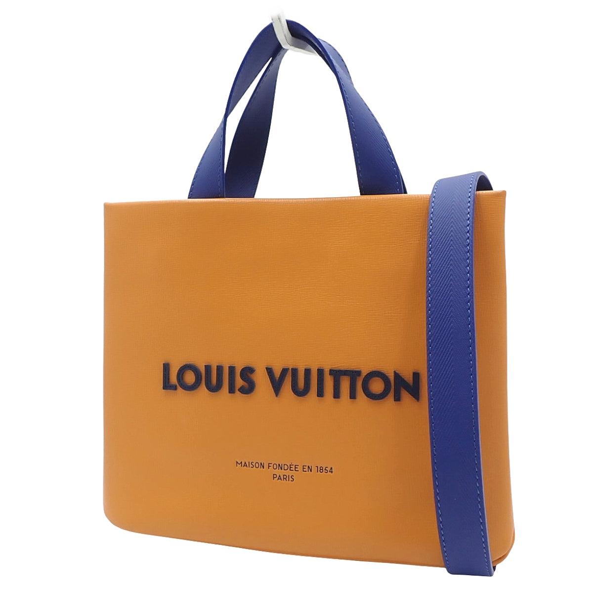 ショッパー トート MINI カーフ サフラン M15237