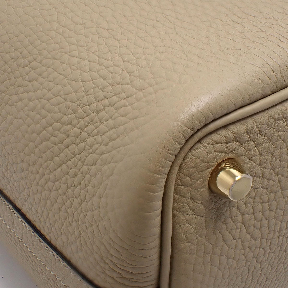 【新品】ピコタンロックPM トリヨンクレマンス トレンチ ゴールド金具 K刻印